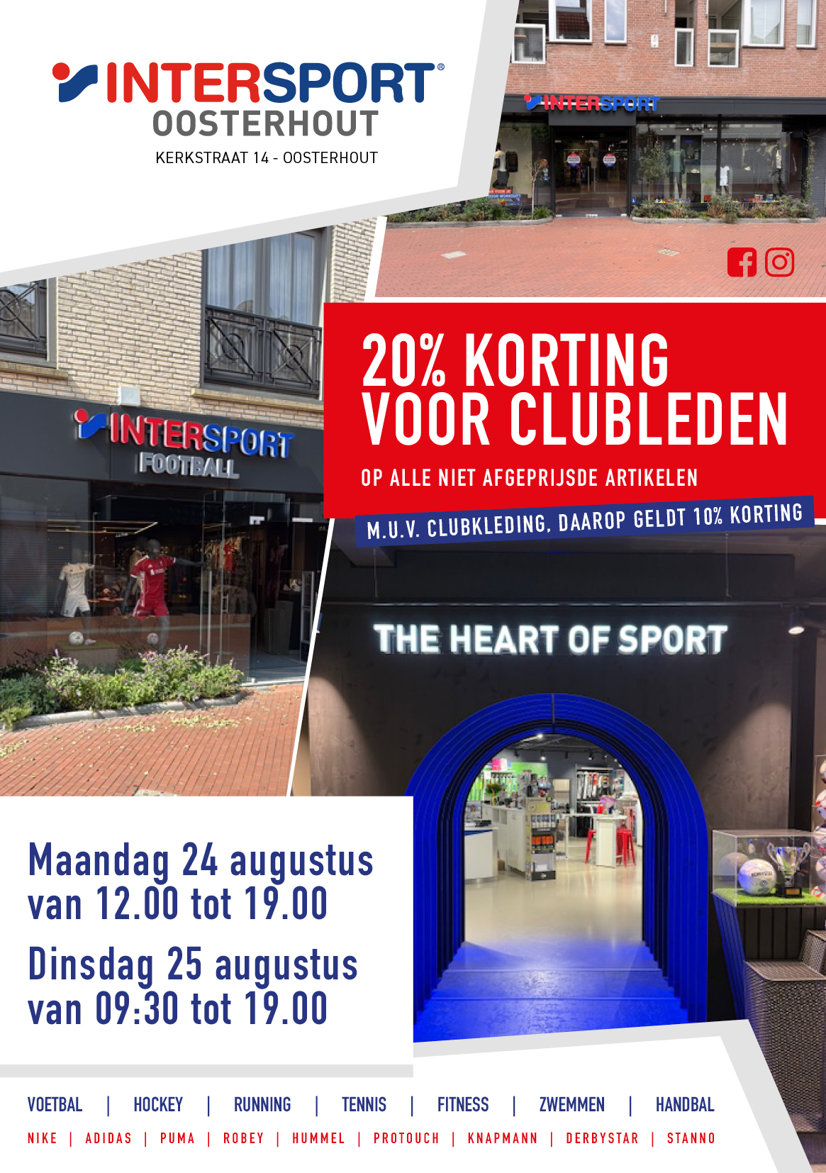 Intersport Clubddagen - 24 & 25 augustus 2026
