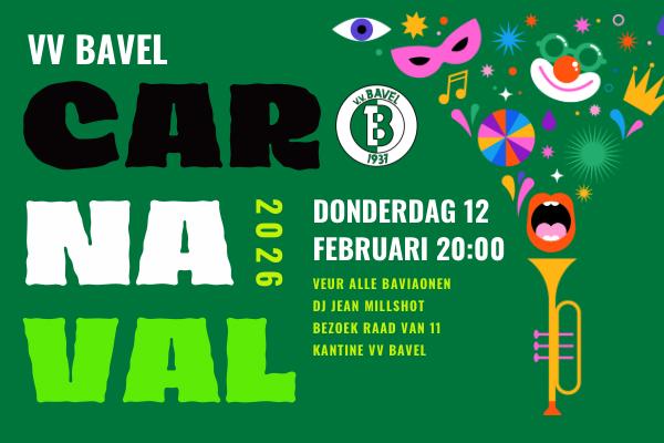 Carnaval 2026 bij v.v. Bavel 🎭