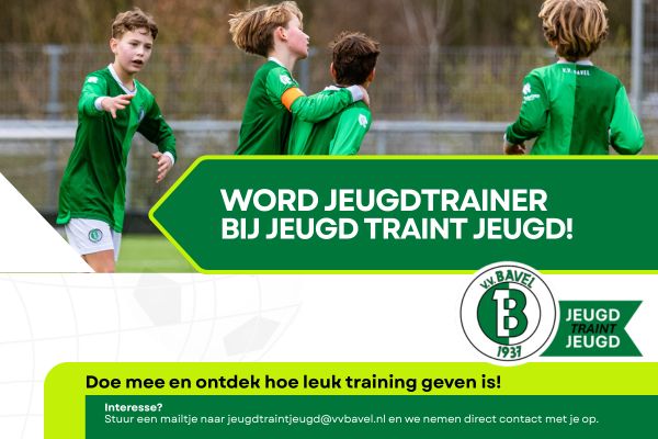 Word jeugdtrainer bij Jeugd traint Jeugd