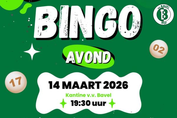 Bingo bij Bavel - 14 maart a.s.