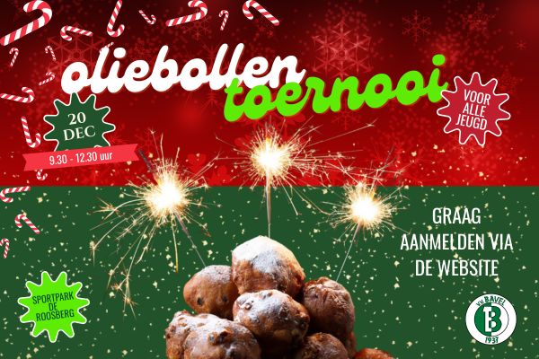 Jaarlijks Oliebollentoernooi voor de jeugd