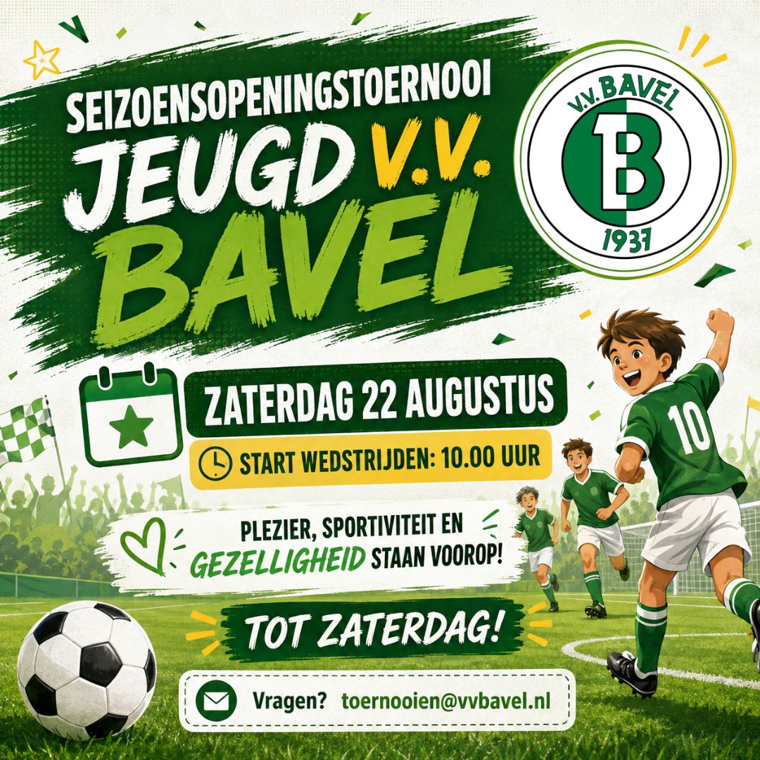 Samen het nieuwe seizoen aftrappen! - Openingstoernooi Jeugd